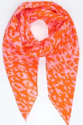 3173 Cotton Animal Print Scarf