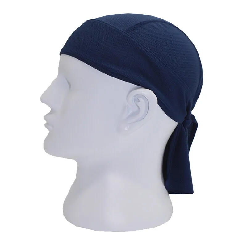 4Colors Men Summer Quick Dry Pure Cycling Cap Running Riding Hood Headband Head Scarf Bandana Headscarf Pirate Hat