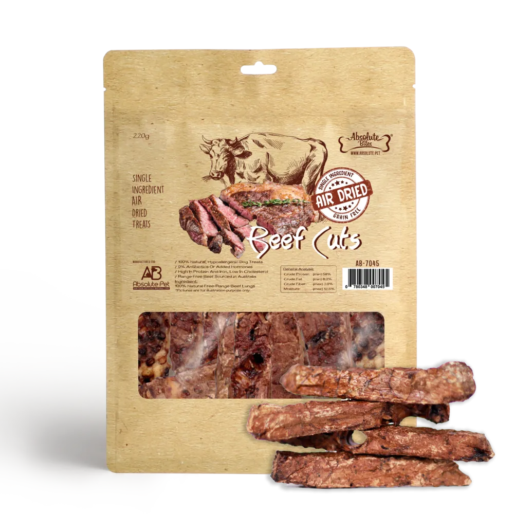 Absolute Bites Air-Dried Beef Cuts 220g