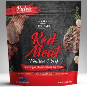 Absolute Holistic Air Dried Red Meat Venison & Beef Dog Treats 100g