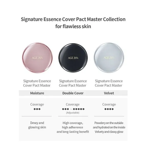 AGE 20'S Signature Essence Cover Pact Master Velvet #21 (Cushion   Refill)