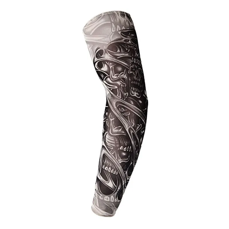 Aidase 1PCS Tattoo Cooling Arm Sleeves Cover Basketball Golf Sport UV Sun Protection New Summer Arm Warmers