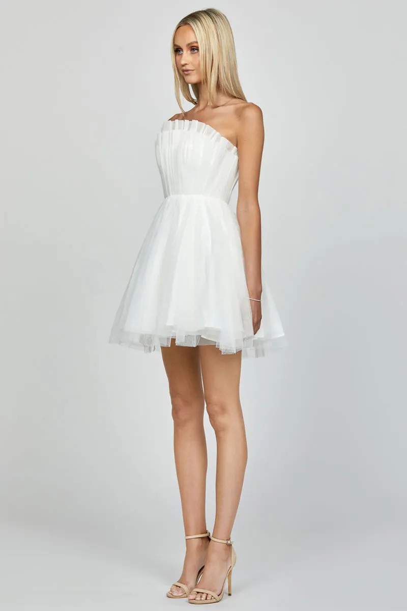 ALONDRA STRAPLESS MINI DRESS