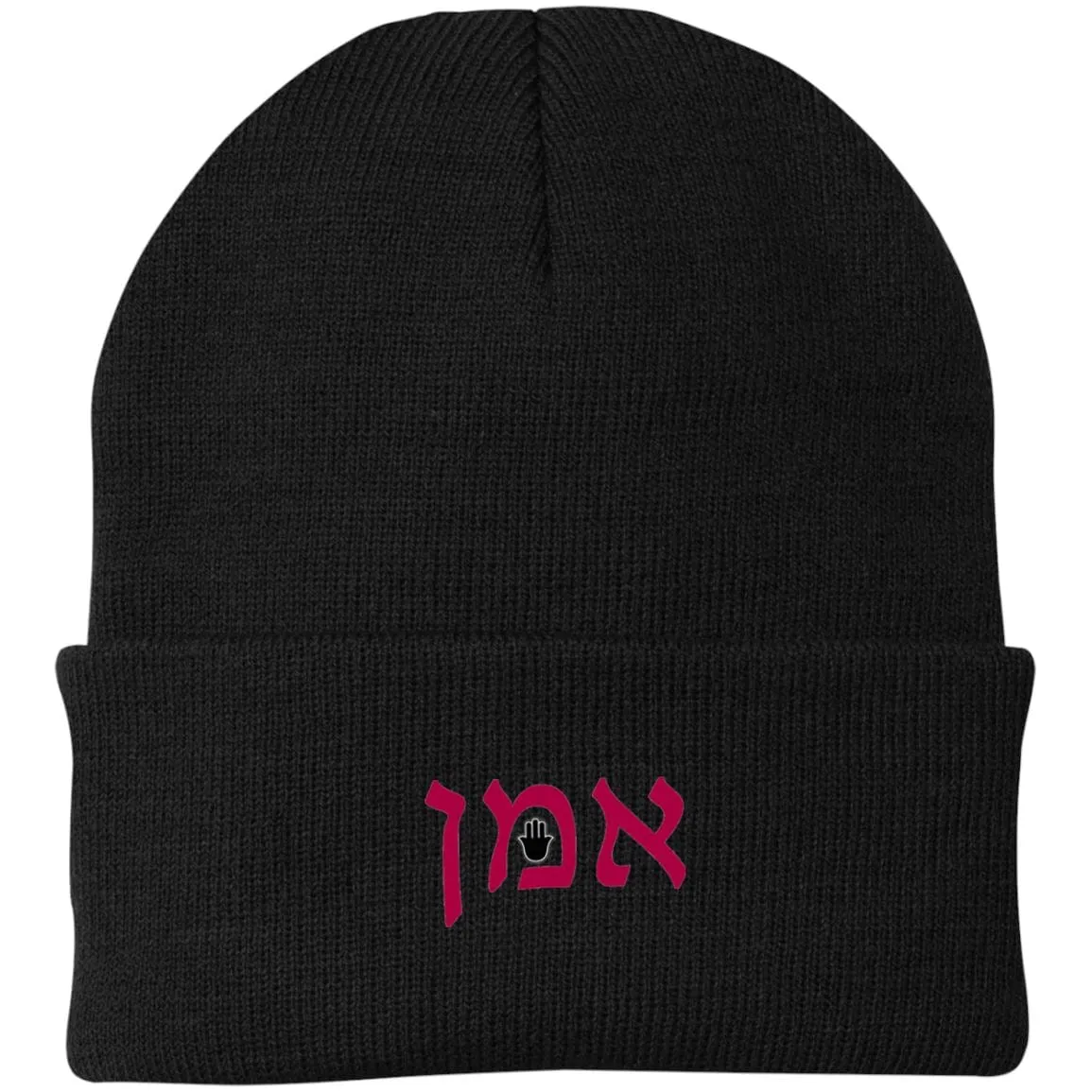 Amen Hebrew Knit Lucky Fashion Hat