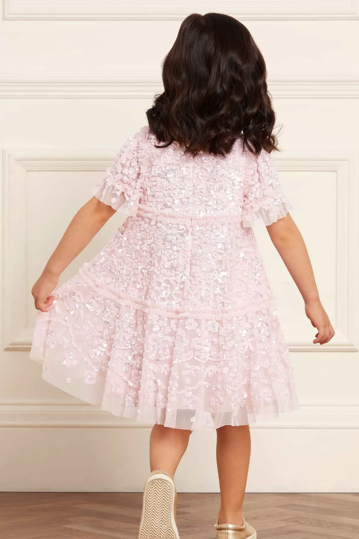 Annie Sequin Short Sleeve Kids Dress