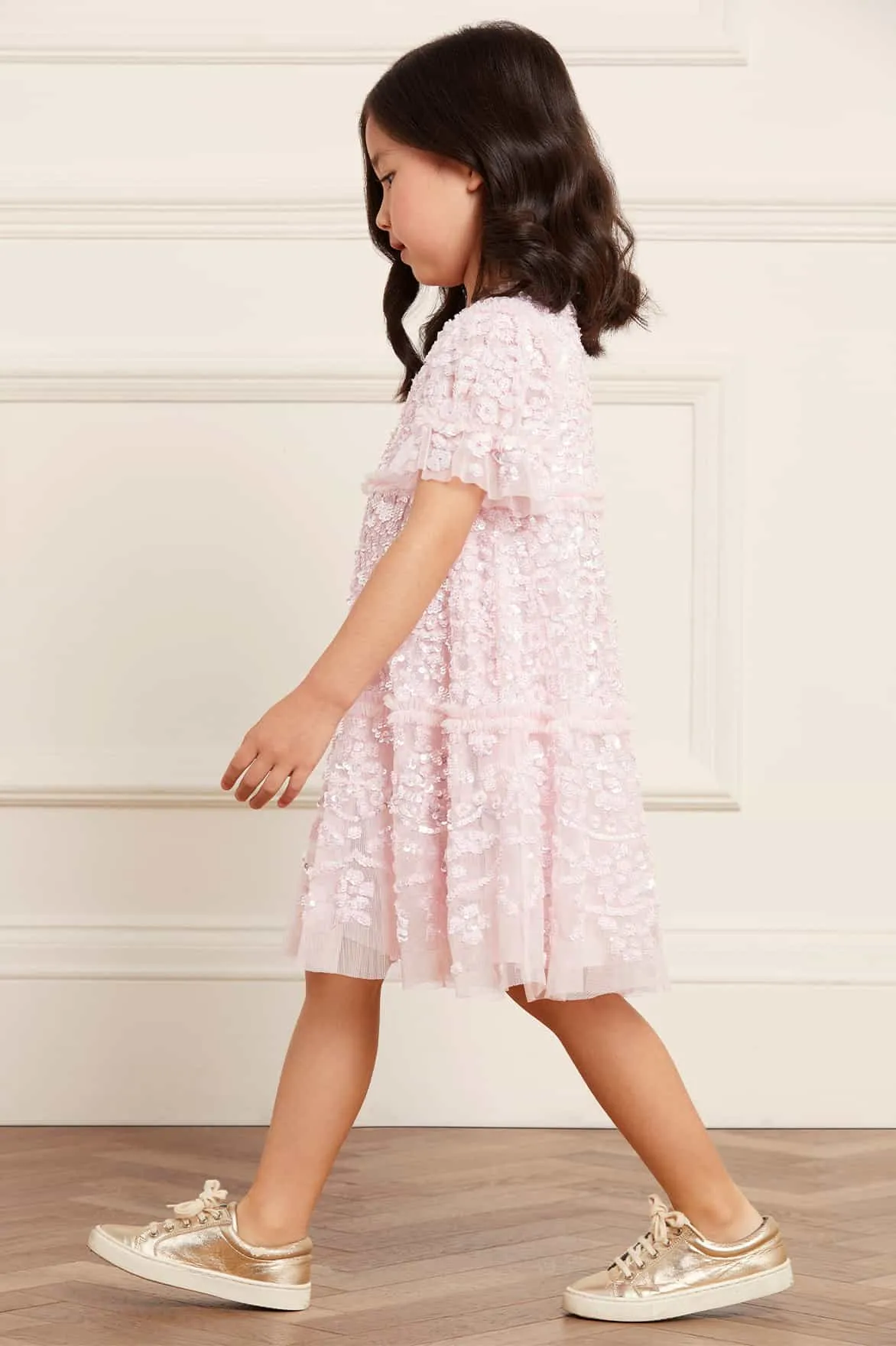 Annie Sequin Short Sleeve Kids Dress