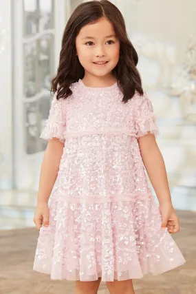 Annie Sequin Short Sleeve Kids Dress