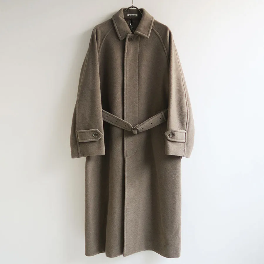 【AURALEE/オーラリー】<br>SUPER FINE WOOL MOSSER SOUTIEN COLLAR COAT <br>A24AC04WM