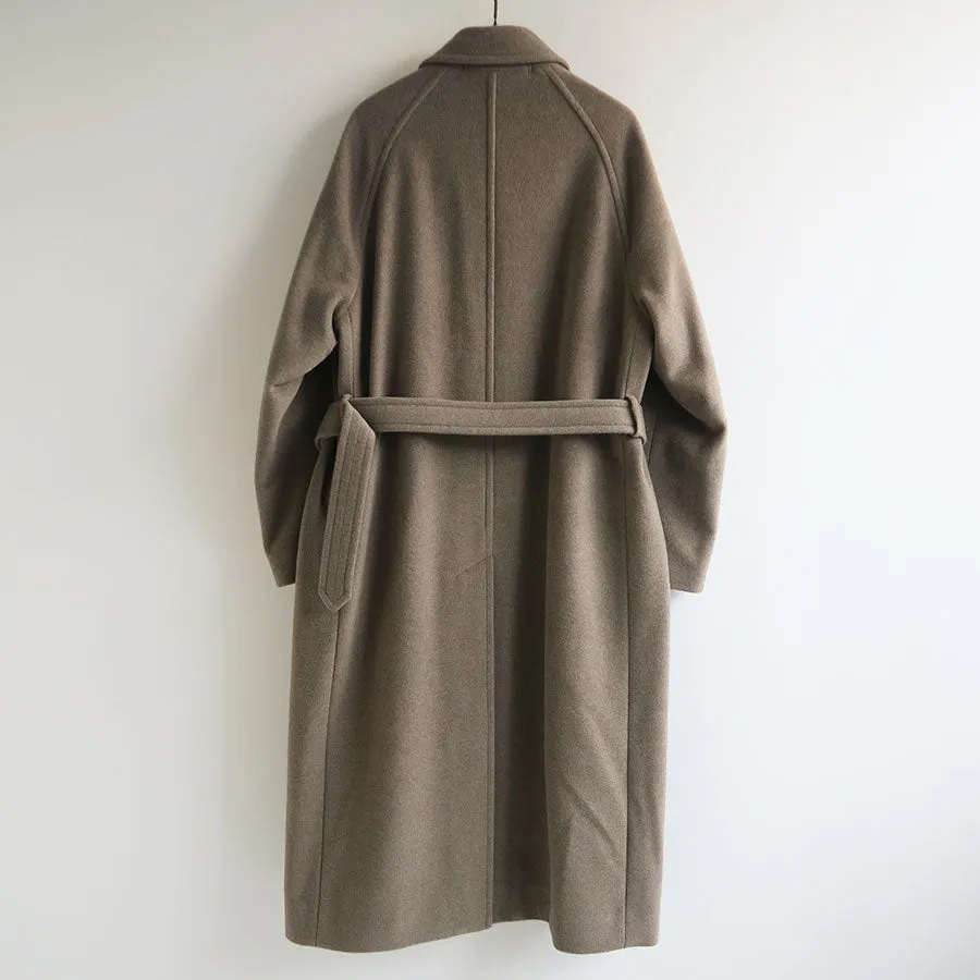 【AURALEE/オーラリー】<br>SUPER FINE WOOL MOSSER SOUTIEN COLLAR COAT <br>A24AC04WM