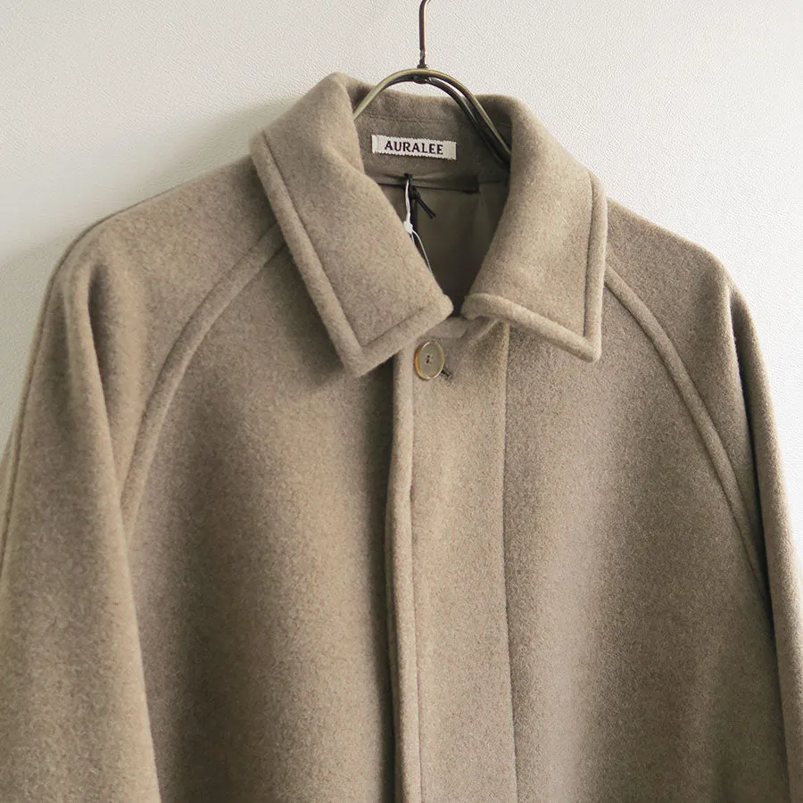 【AURALEE/オーラリー】<br>SUPER FINE WOOL MOSSER SOUTIEN COLLAR COAT <br>A24AC04WM