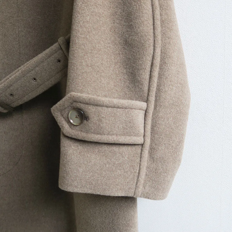 【AURALEE/オーラリー】<br>SUPER FINE WOOL MOSSER SOUTIEN COLLAR COAT <br>A24AC04WM