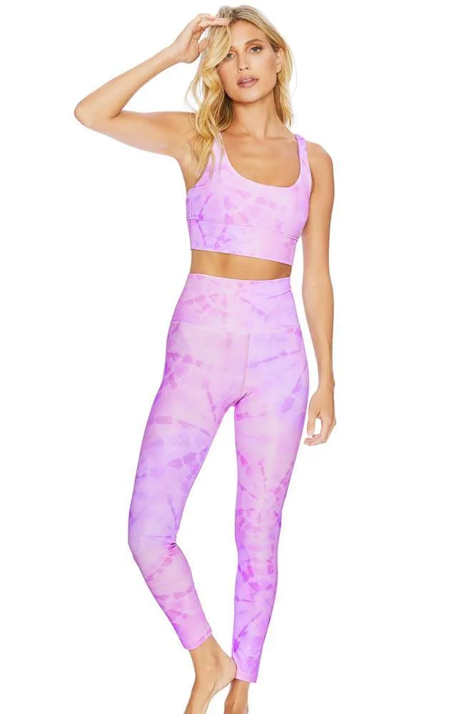 Ayla Lavender Tie Dye Leggings