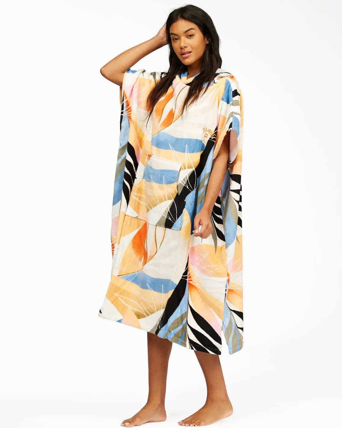 Billabong Wmn's Hooded Towel Poncho-Heat Wave