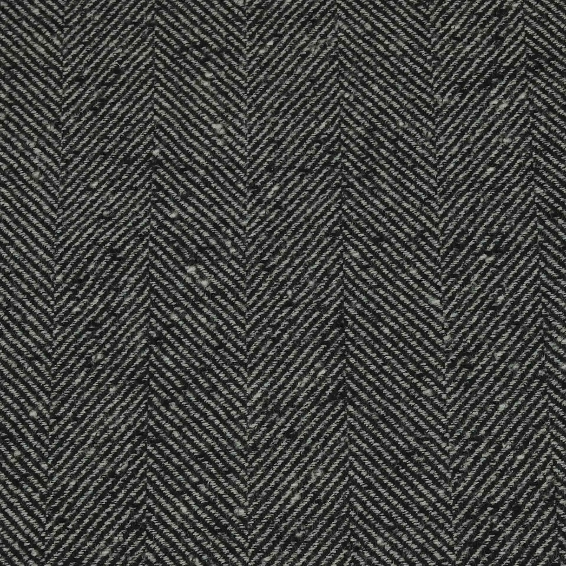 Black Herringbone Tweed 98210