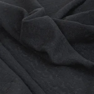 Black Textured Wool Blend 2354