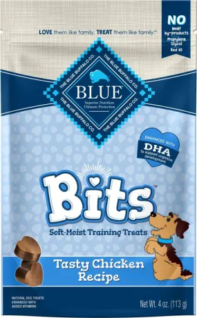 Blue Buffalo Bits Tasty Chicken Natural Soft-Moist Training Treats