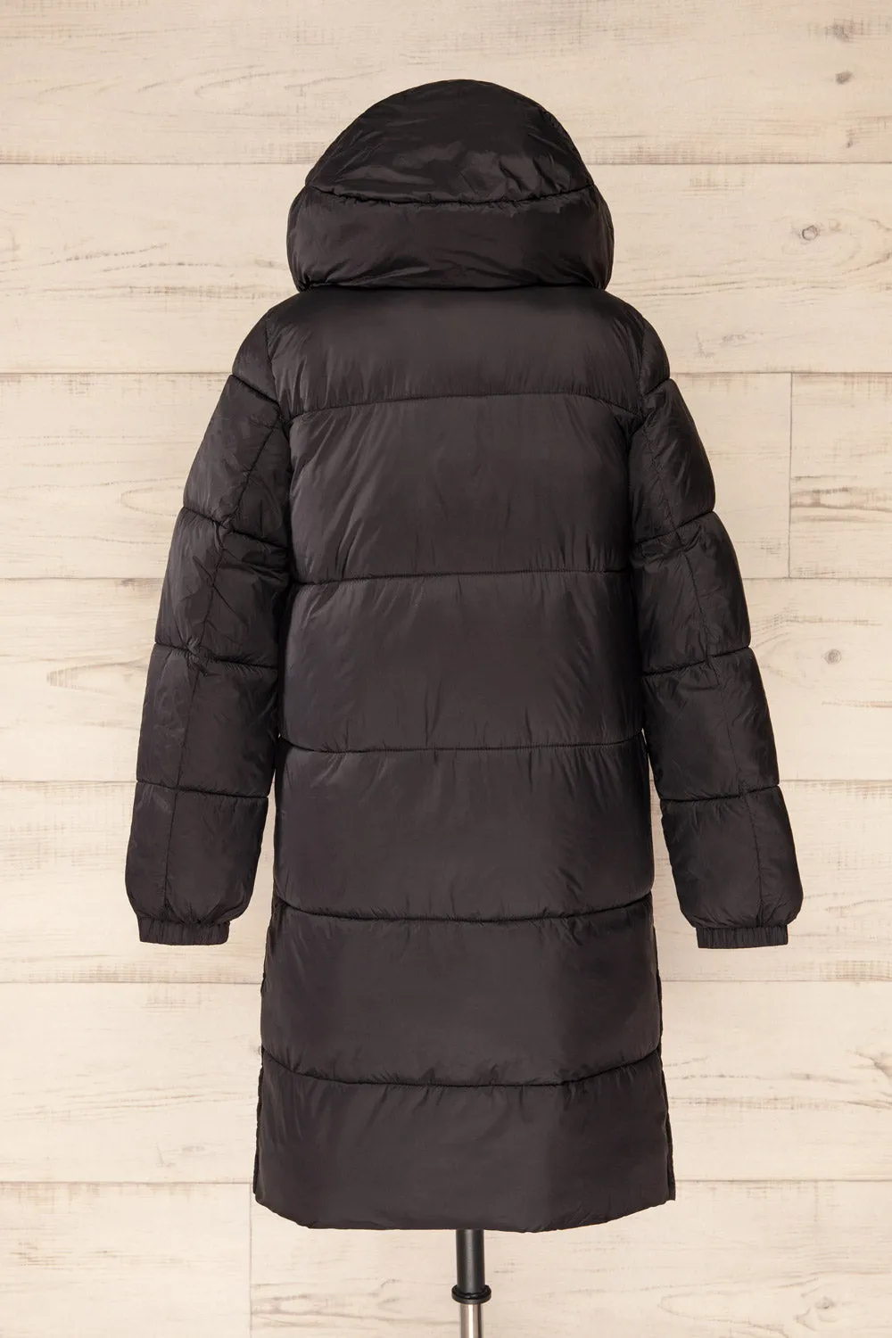 Brisson Black | Hooded Puffer Coat