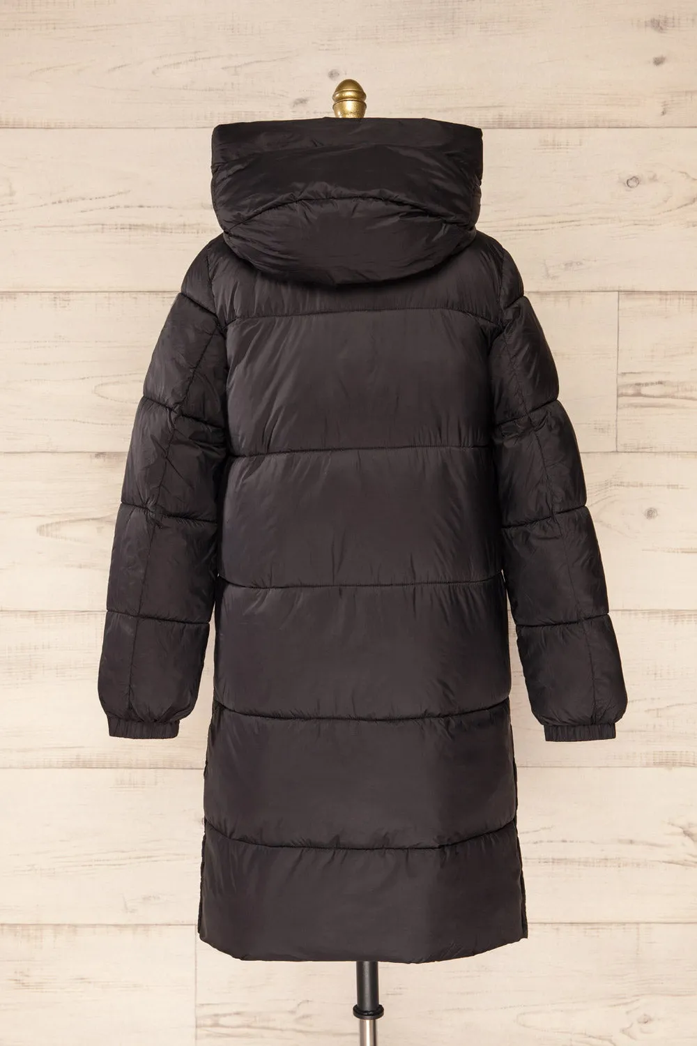 Brisson Black | Hooded Puffer Coat