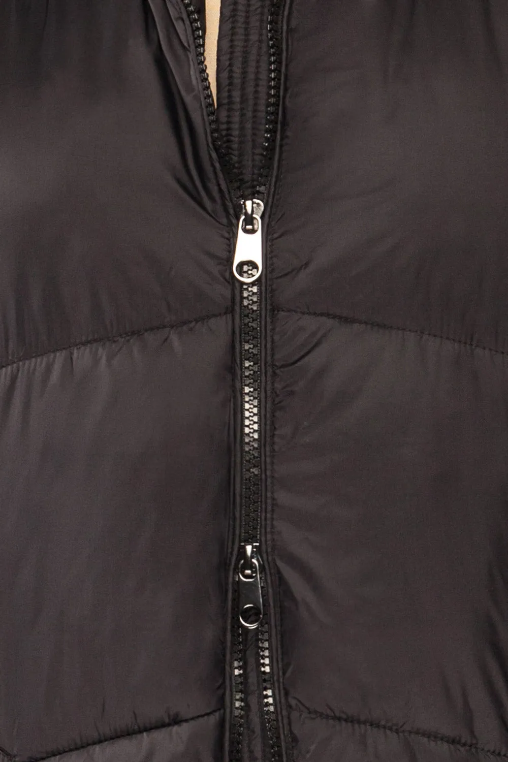 Brisson Black | Hooded Puffer Coat