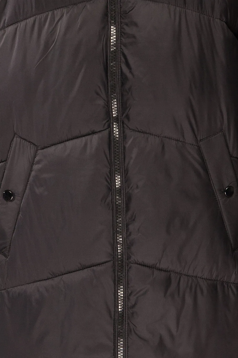 Brisson Black | Hooded Puffer Coat