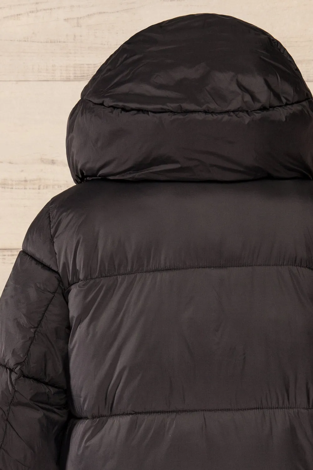 Brisson Black | Hooded Puffer Coat