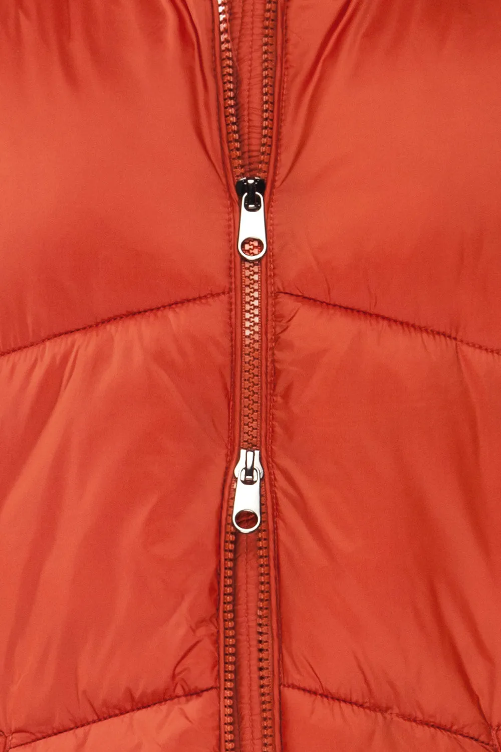 Brisson Rust | Hooded Puffer Coat