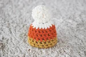 Candy Corn Chunky Newborn Hat Photography Prop