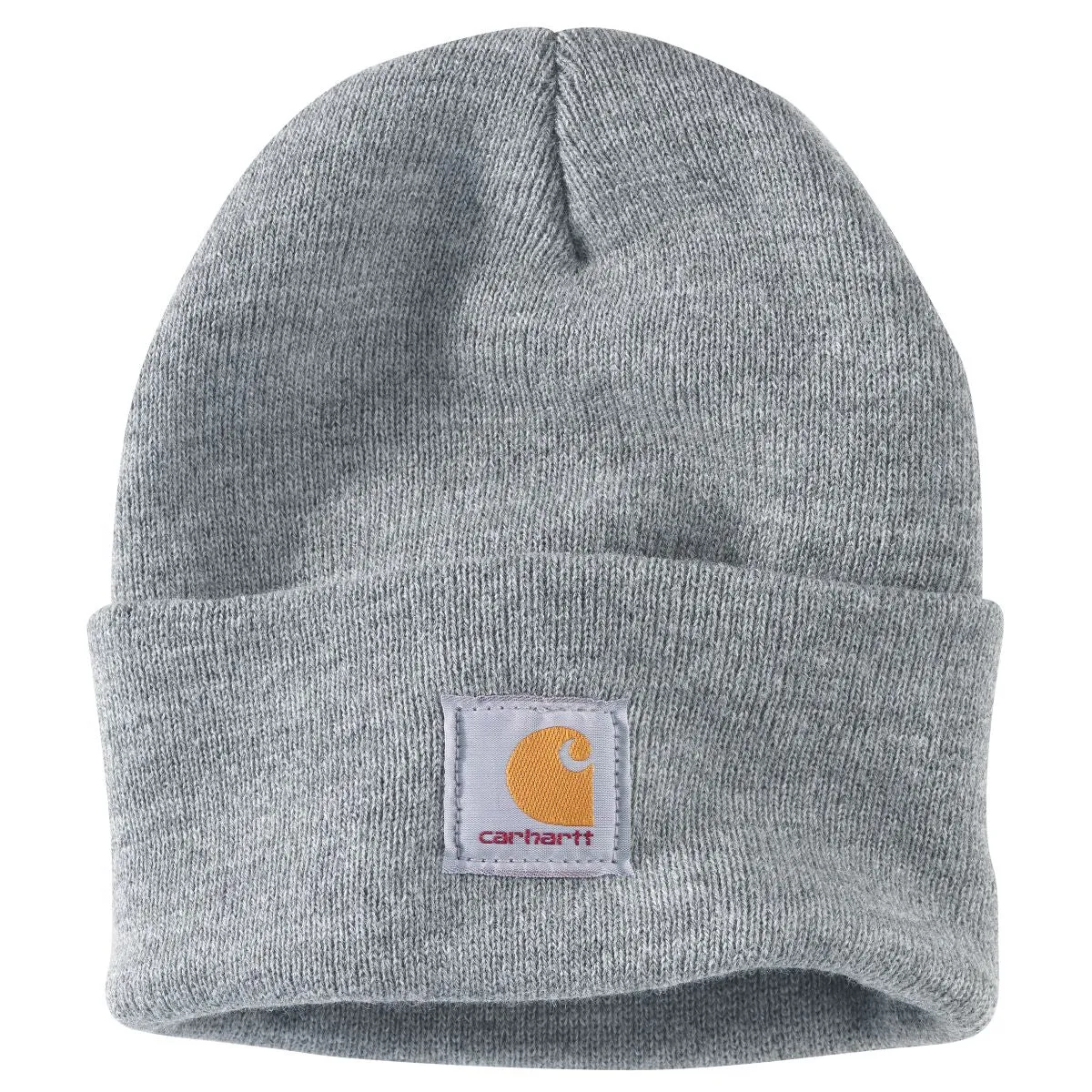 'Carhartt' Acrylic Knit Cuffed Beanie - Heather Grey