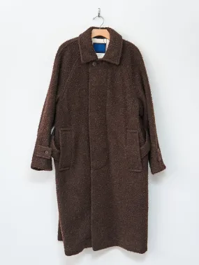 Casentino Balmacaan Coat - Brown