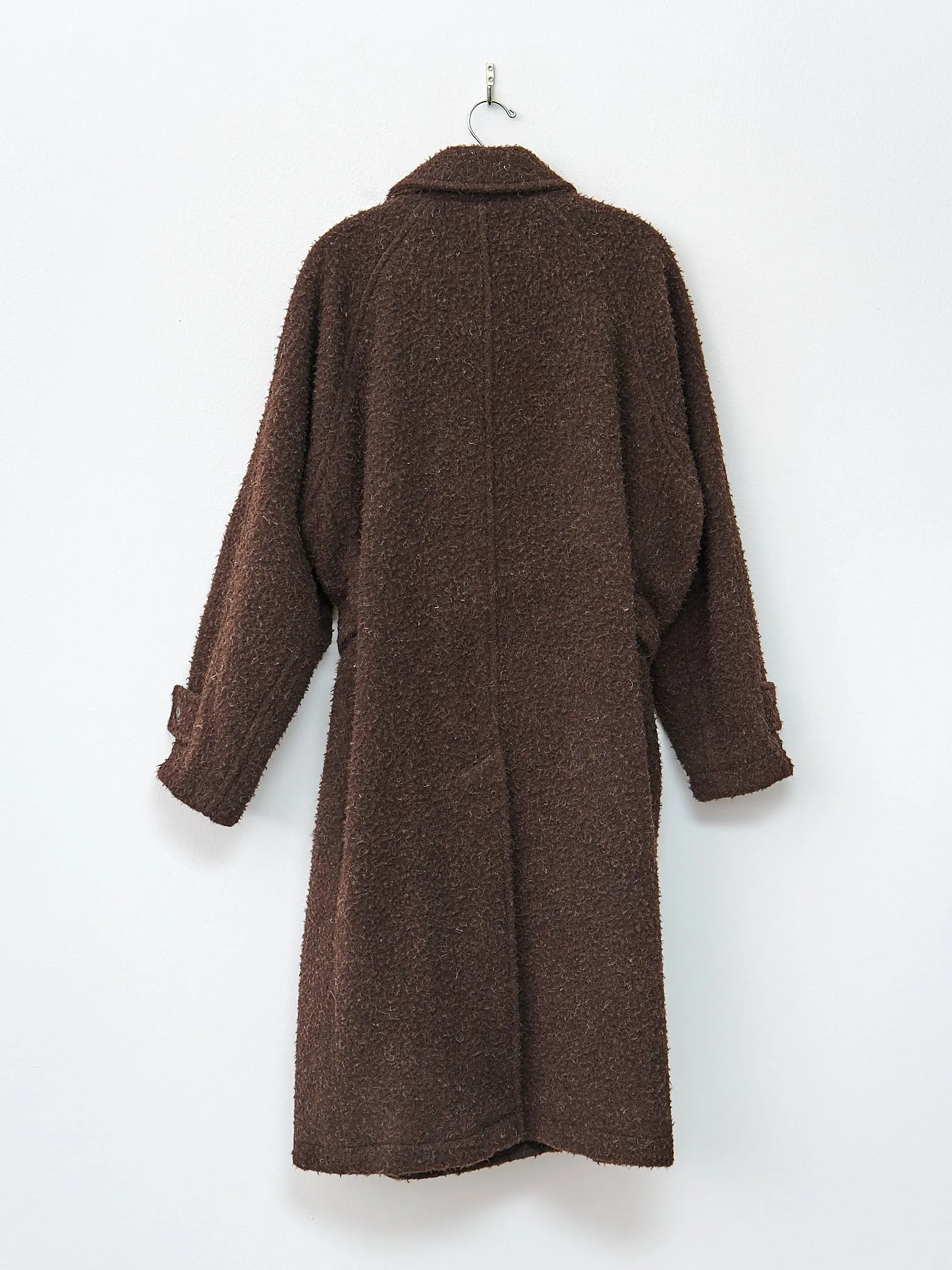 Casentino Balmacaan Coat - Brown