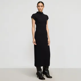 Caspia Mock-Neck Sweater Dress