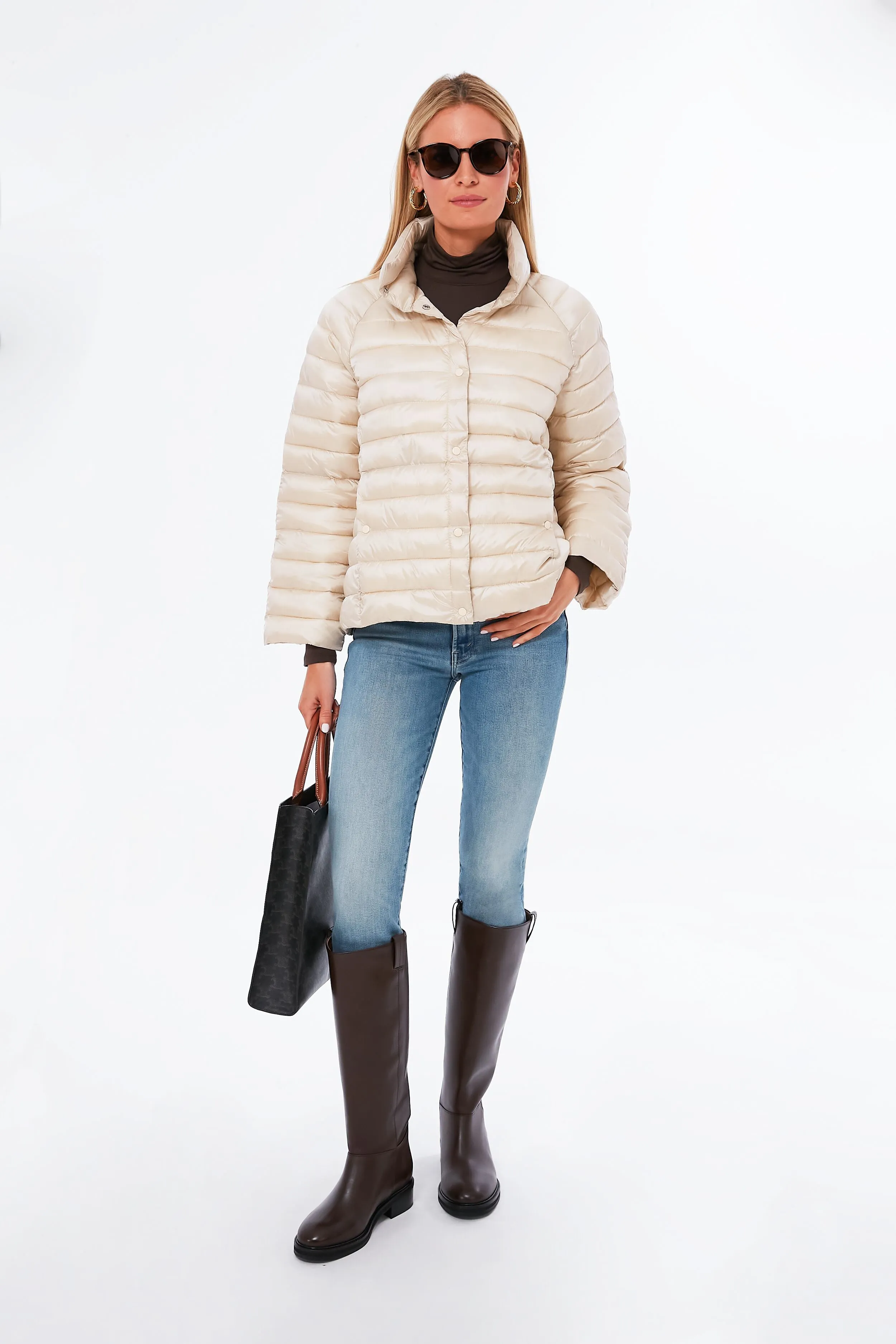 Champagne Puffer Jacket