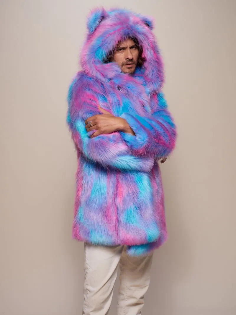 Classic Men's Faux Fur Coat | Cotton Candy Bear