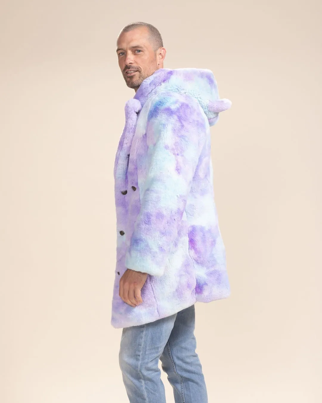 Classic Men's Faux Fur Coat | Mer-Cat