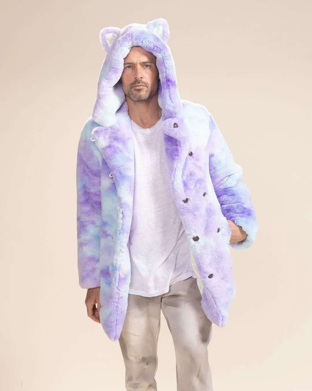 Classic Men's Faux Fur Coat | Mer-Cat