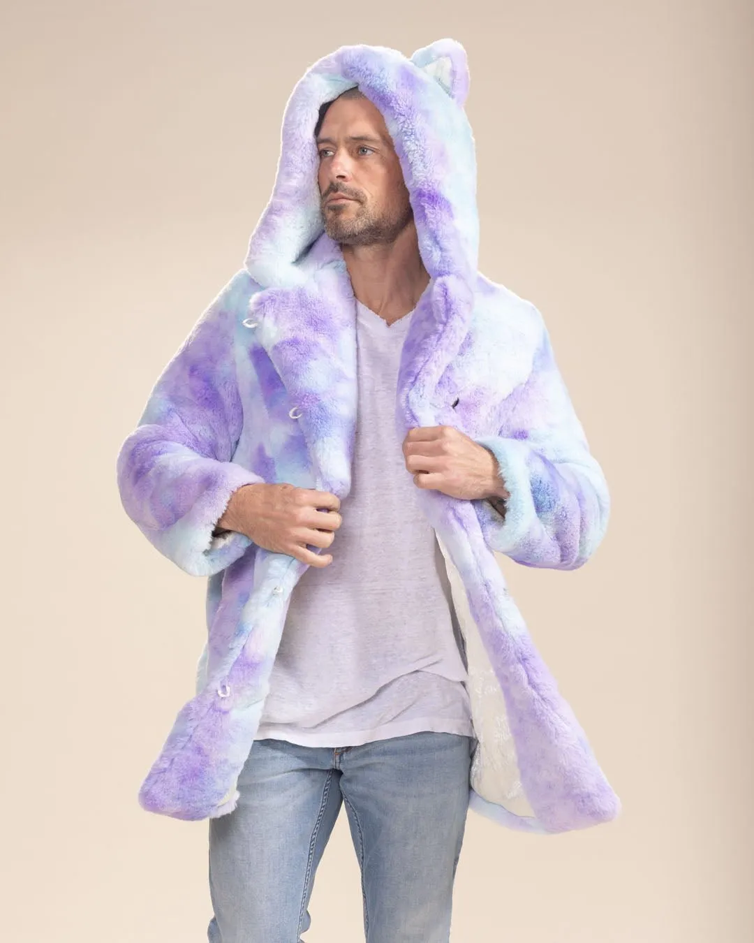 Classic Men's Faux Fur Coat | Mer-Cat