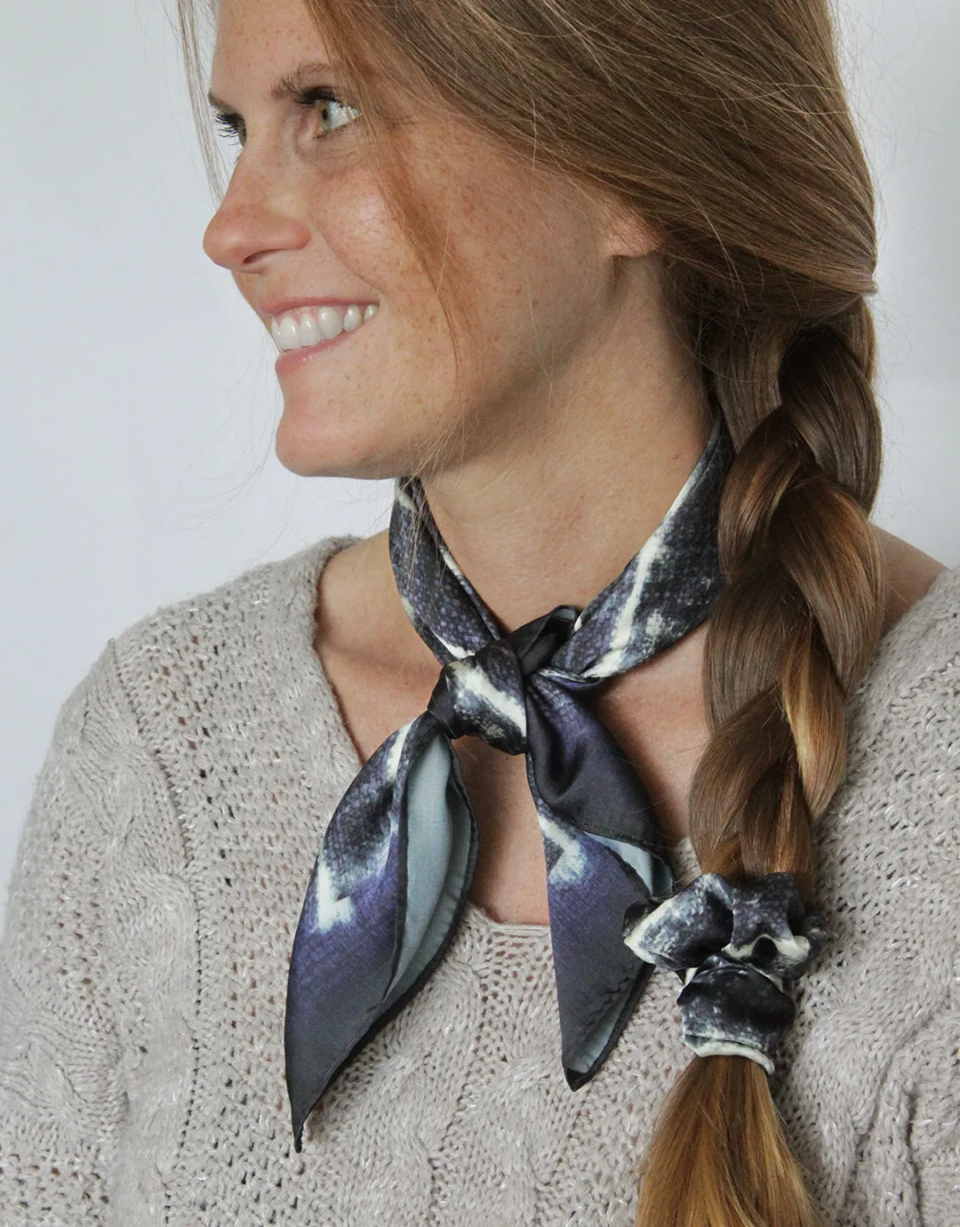 Coastal Shibori - Silky Bandana