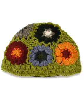 Crochet Flower Beanie