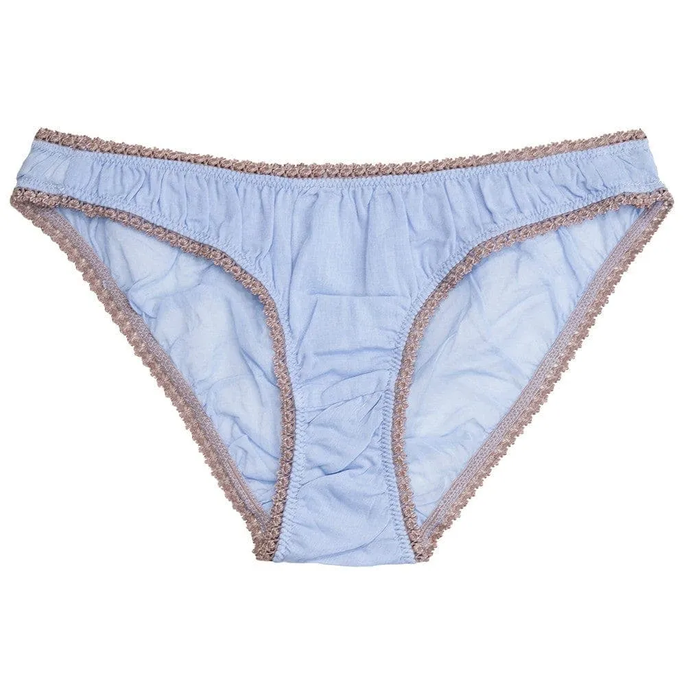 Culotte Germaine Bleu Ciel/Nude