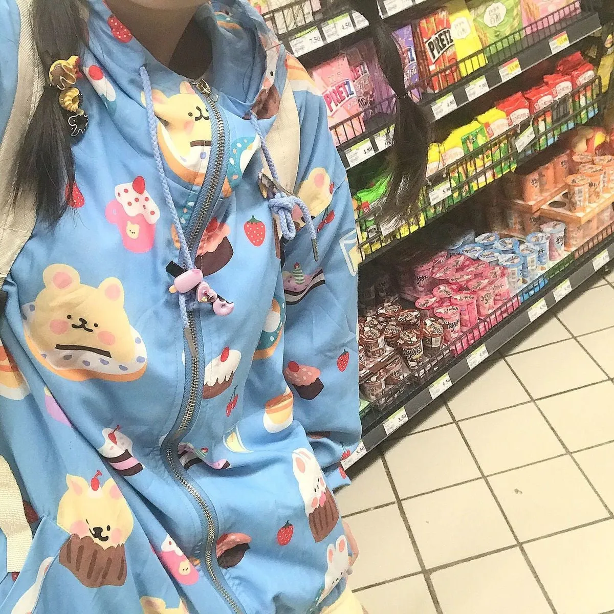 Cupcake Bunny Windbreaker