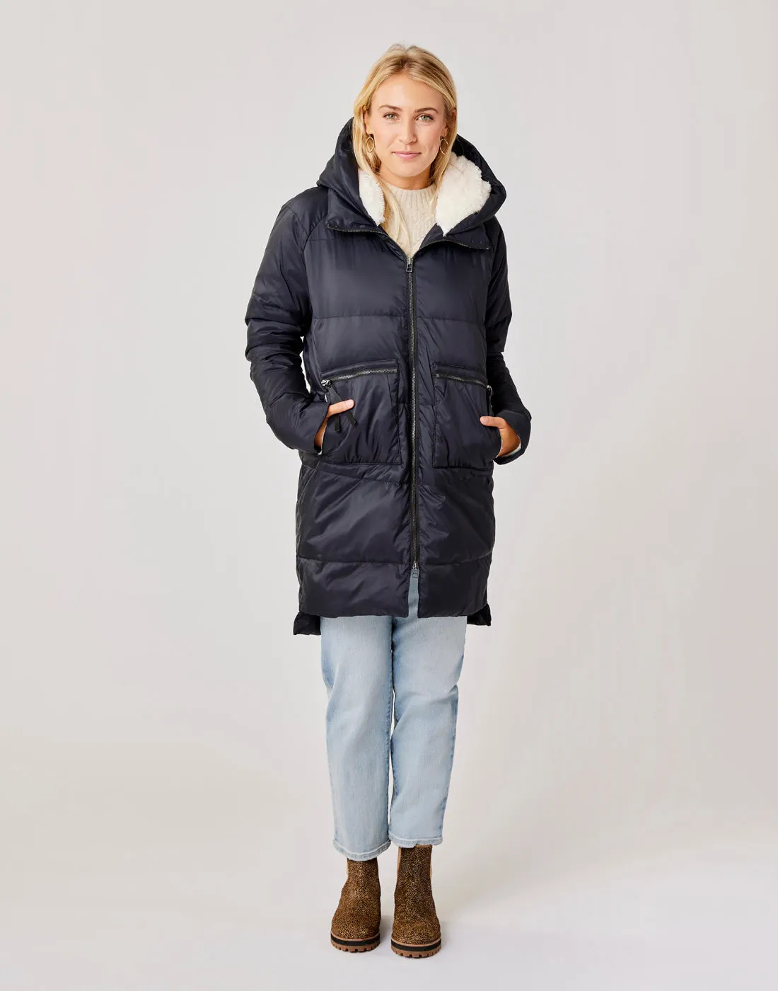 Davos Down Jacket: Black - FINAL SALE