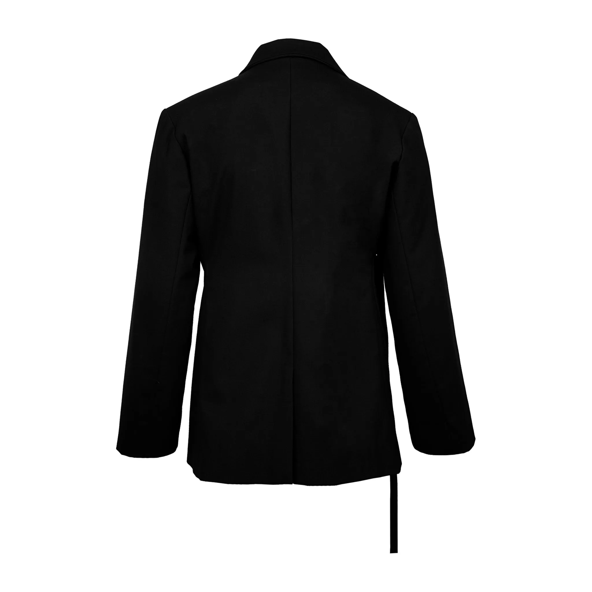 Deconstructed Double-Layer Lapel Suit Jacket