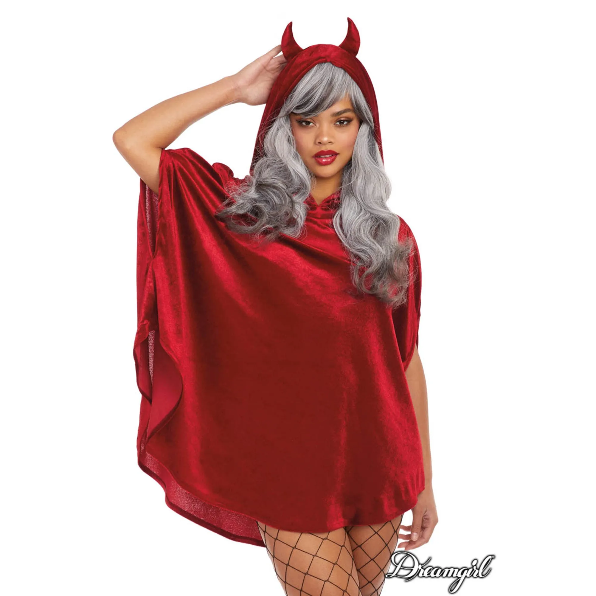 Devil poncho for Adults