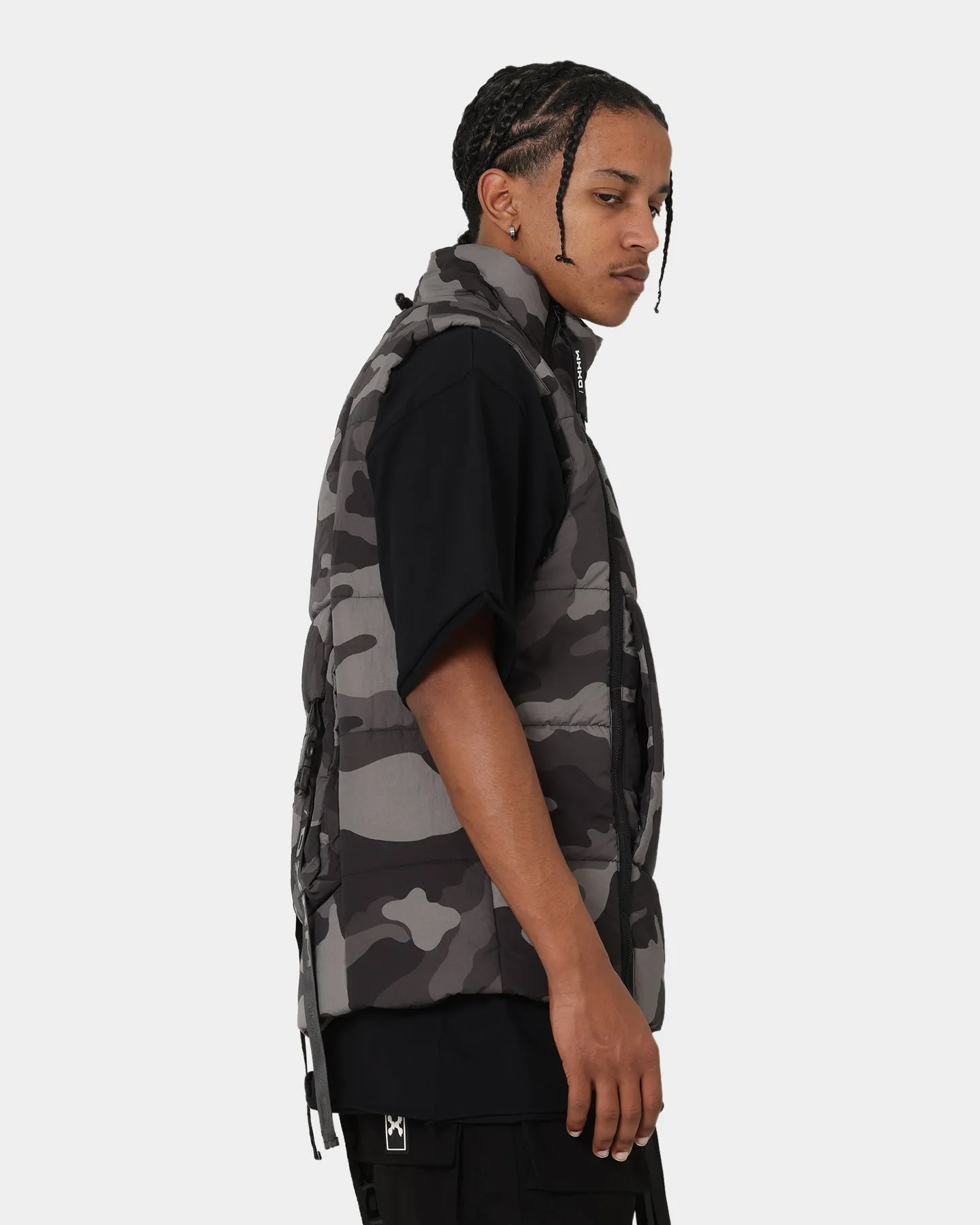 DXXMLife L-3 Chainge$ Puffer Vest Grey/Camo