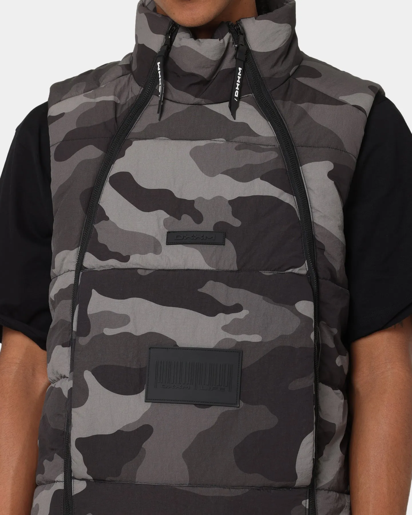 DXXMLife L-3 Chainge$ Puffer Vest Grey/Camo