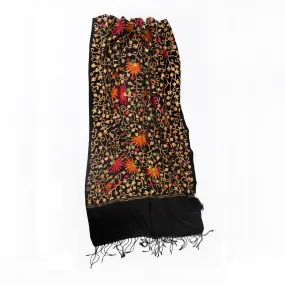 Embroidered Wool Shawl