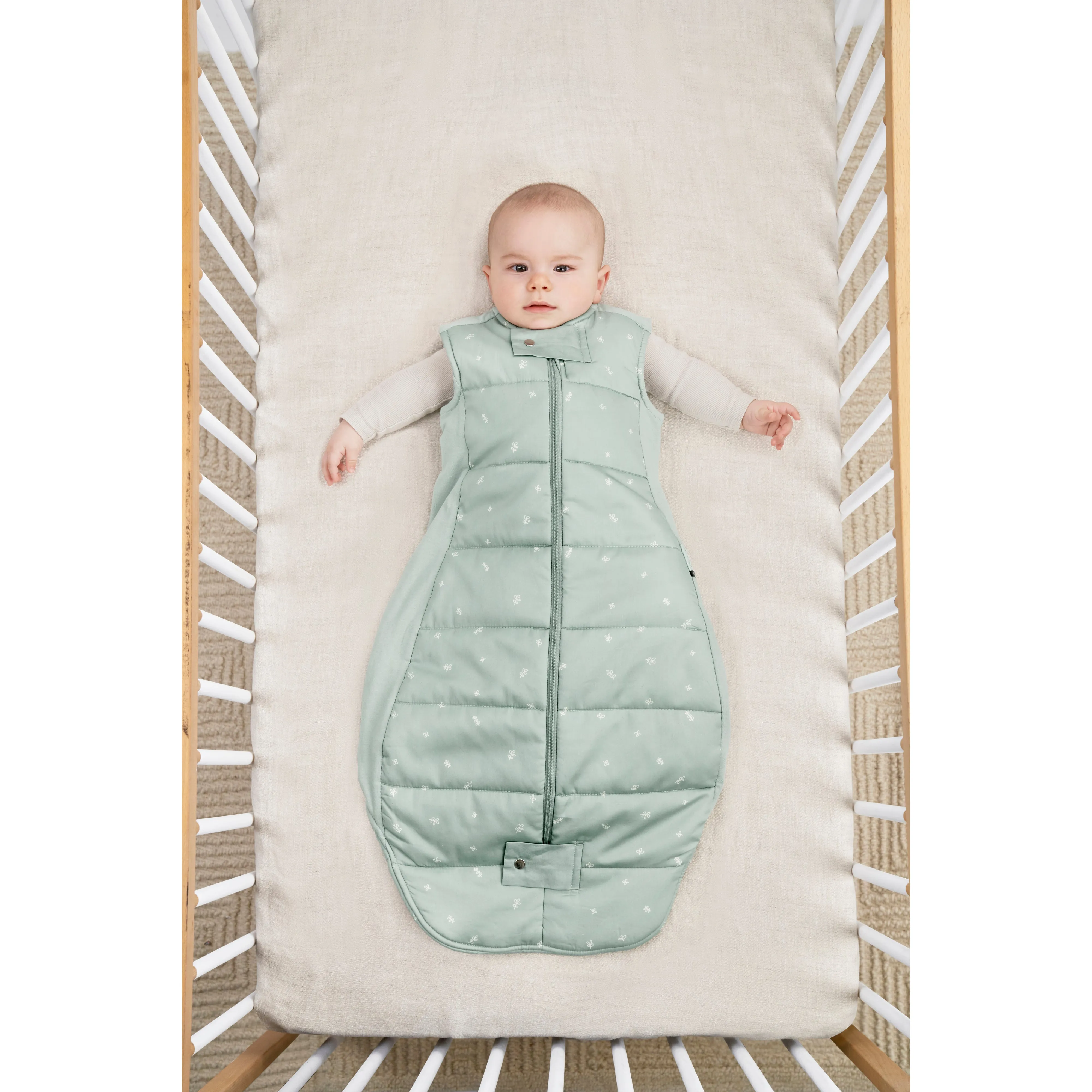 ergoPouch Sheeting Sleeping Bag 3.5 TOG - Sage