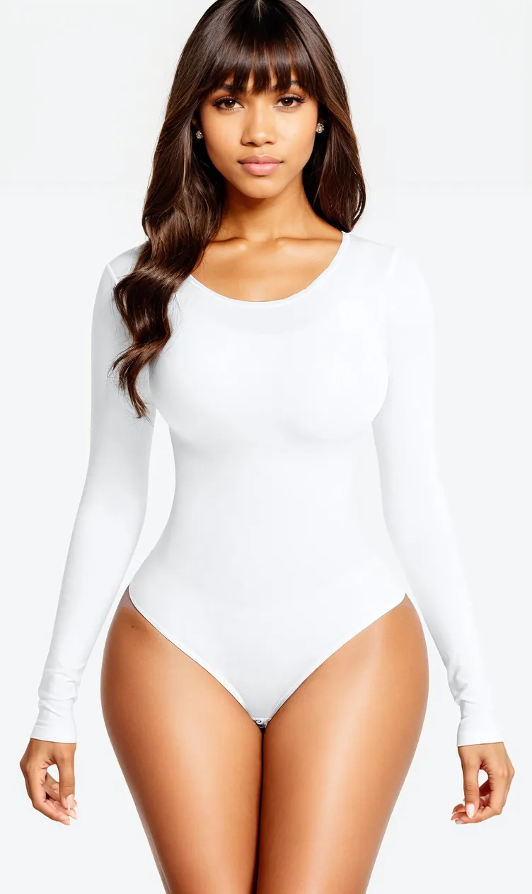 Every-Day Long Sleeve Shaping Bodysuit