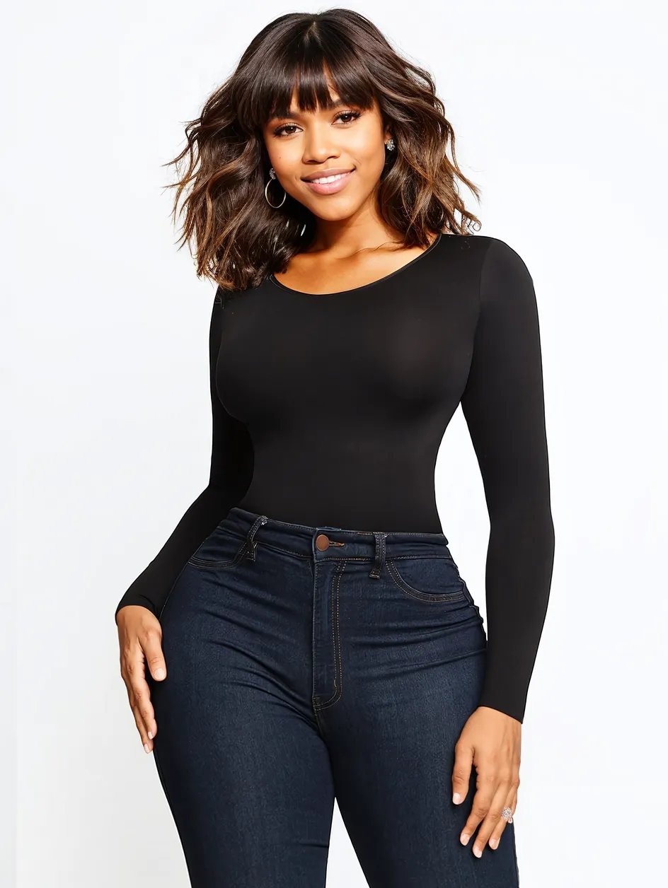 Every-Day Long Sleeve Shaping Bodysuit