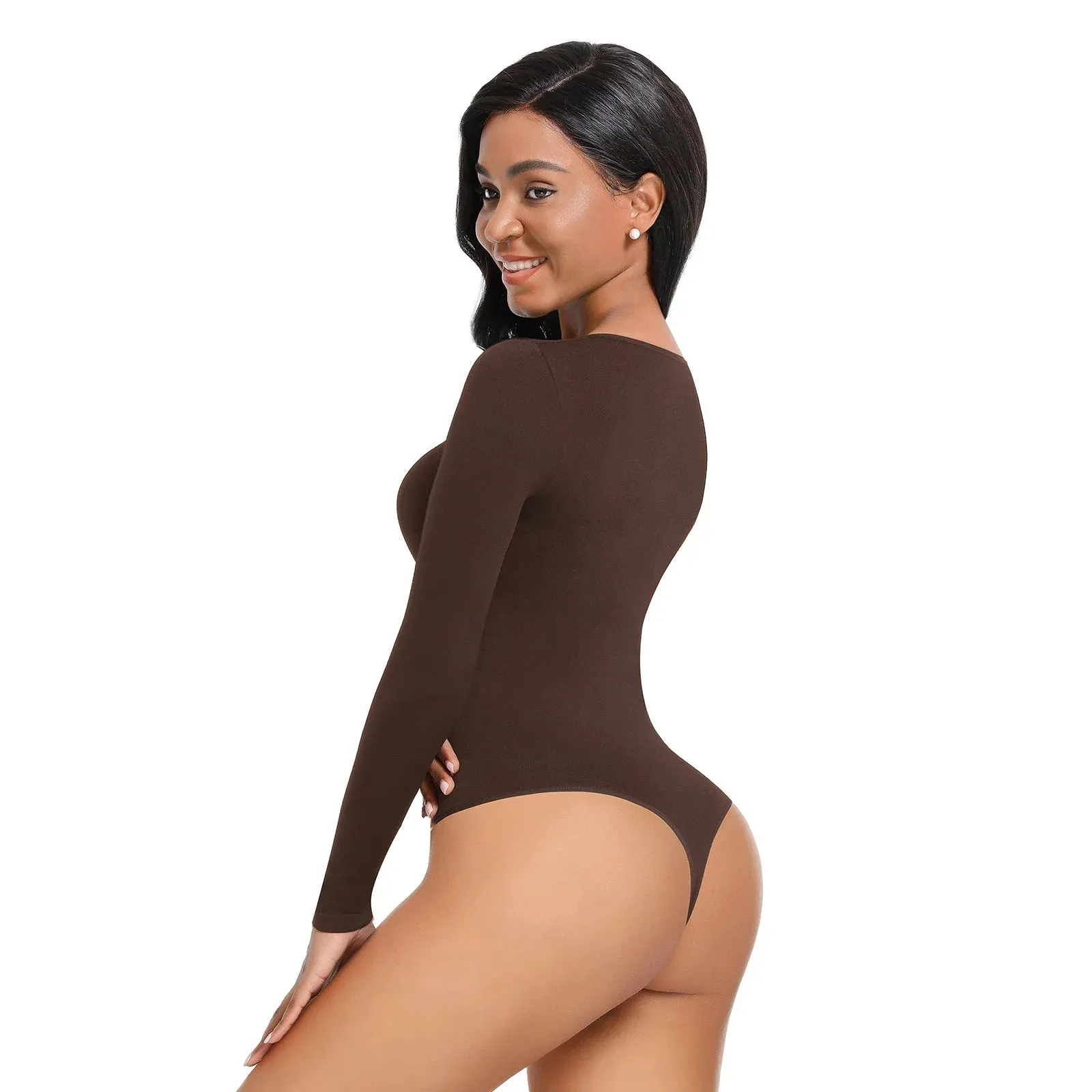 Every-Day Long Sleeve Shaping Bodysuit